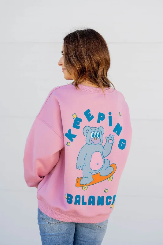 Exclusive Offers You’ll Love!Keeping Balance Graphic Crewneck