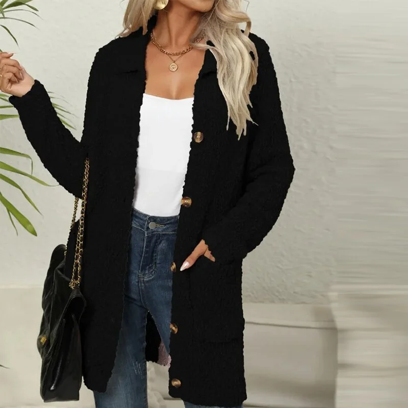 Amazing Prices You Can’t Resist!Lies | Long Teddy Cardigan