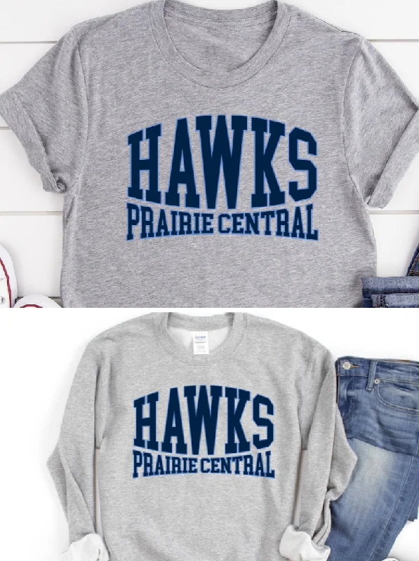 Incredible Savings Inside!HAWKS Mascot Graphic Sweatshirt/Tee (Multiple Options)