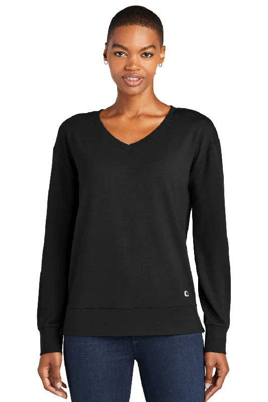 Shop Early, Save Big!Ogio Womens Luuma Flex V-Neck Sweatshirt - Blacktop