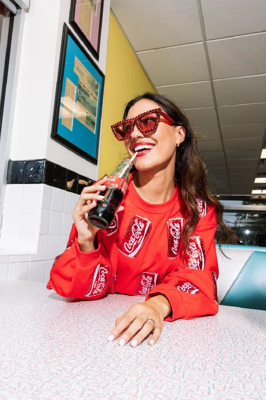 Huge Price Cuts Await!Red Scatter Coca-Cola® Can Sweatshirt