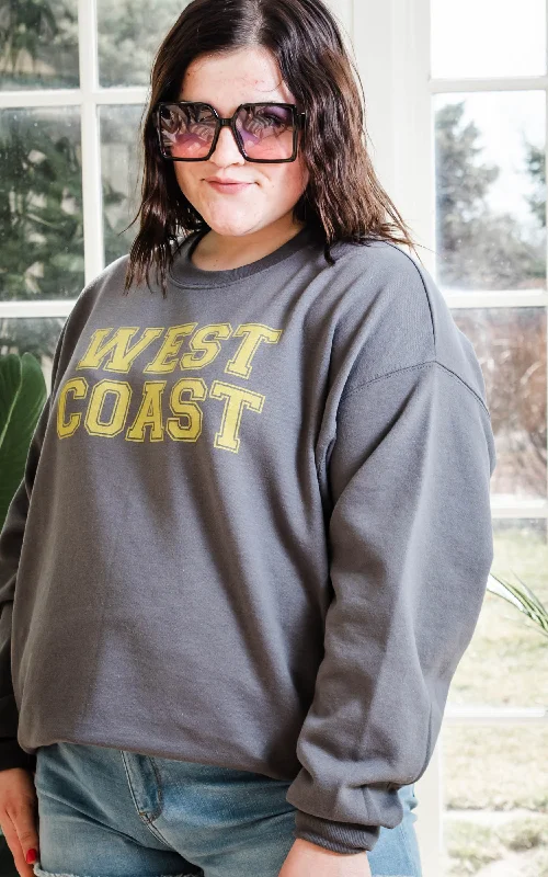 Shop the Hottest Deals!West Coast Sweatshirt - Charcoal**