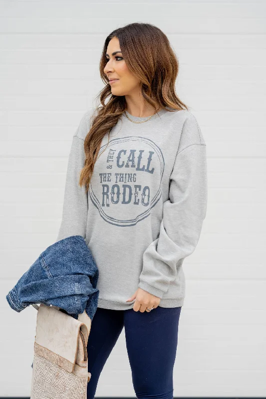 Price Drops You’ll Love!They Call The Thing Rodeo Graphic Crewneck