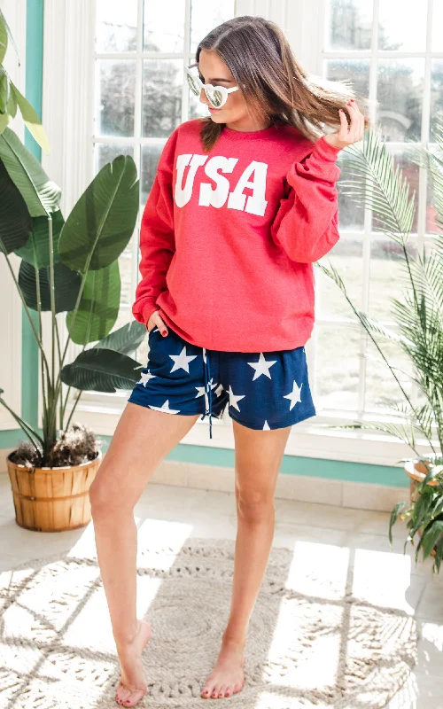 One Click Away from Big Savings!USA Sweatshirt**