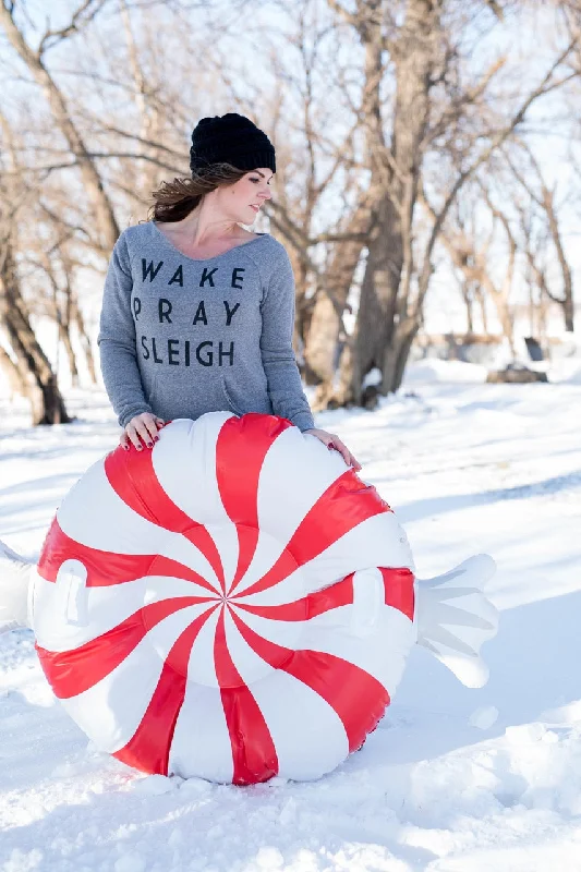 Shop the Hottest Deals!Wake Pray Sleigh Slouchy Sweatshirt** - Final Sale