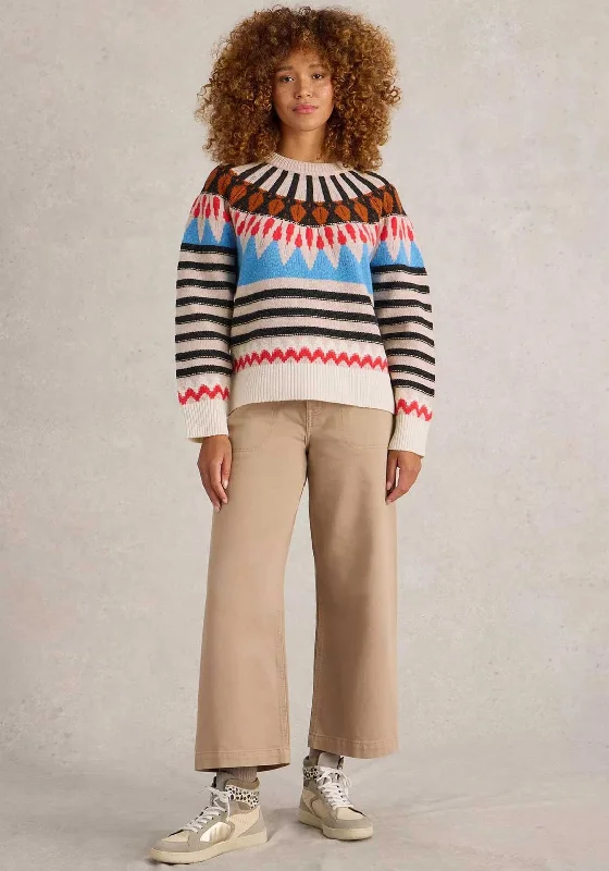 Steals and Deals Await!White Stuff Allie Fairisle Jumper, Multi-Coloured