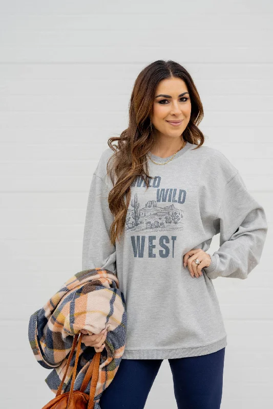 Hottest Discounts of the Year!Wild Wild West Graphic Crewneck