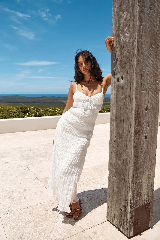 Flash Deals – Act Quickly!Boutique Hotel Maxi Dress White