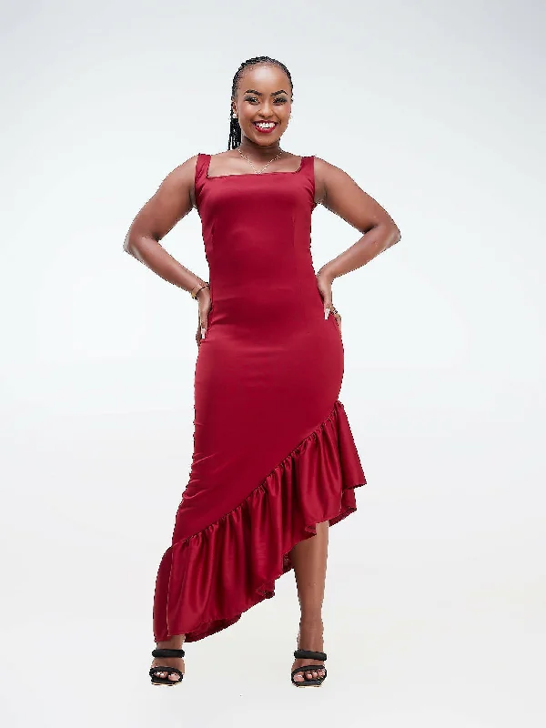 Your Best Deals Are Here!Da'joy Fashions Diva Maxi Dress - Maroon