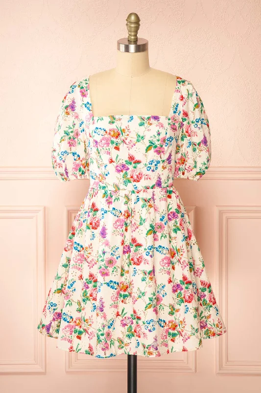 Seasonal Sale – Shop Now!Emmelie | Colourful Floral Babydoll Dress