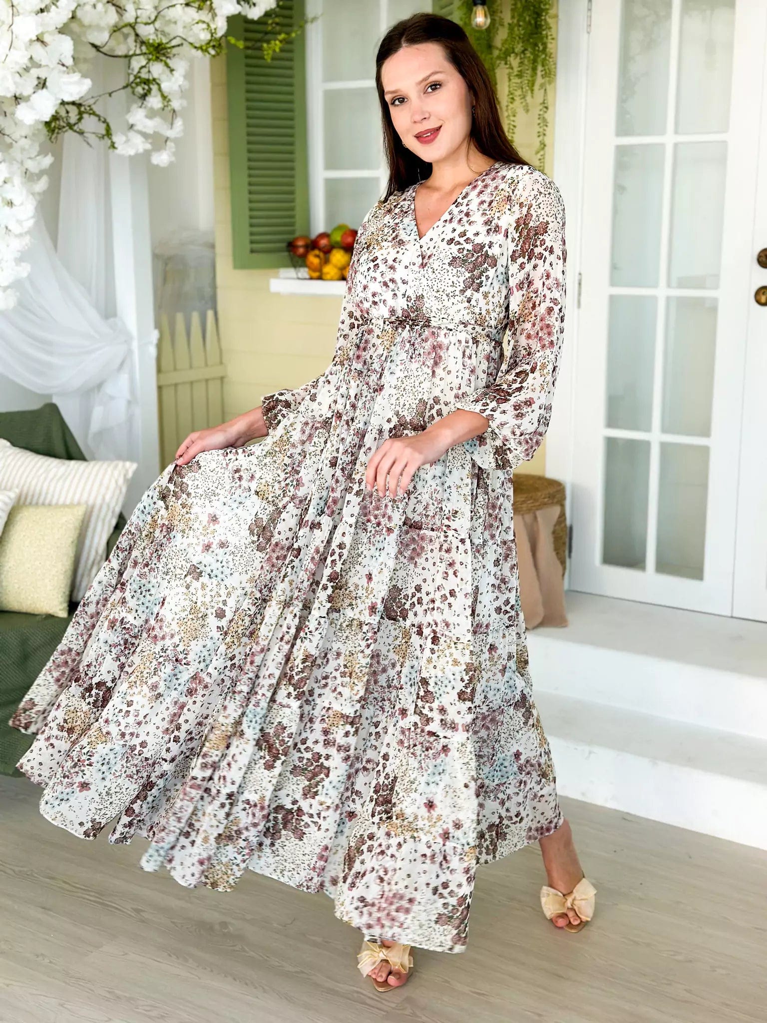 Shop Smart, Save Big!Fenny Floral Long Dress