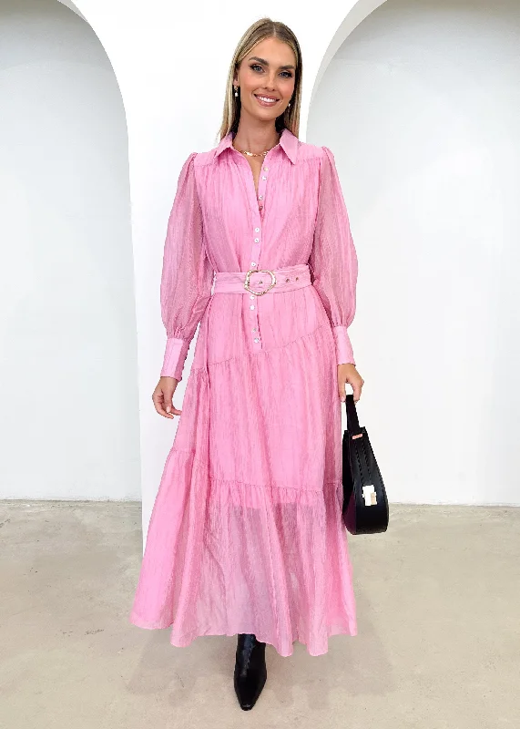 Your Discount is Waiting!Getra Maxi Dress - Pink