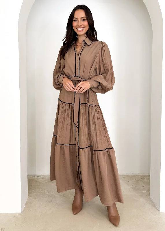 The Best Offers Are Here!Kairal Maxi Dress - Mocha