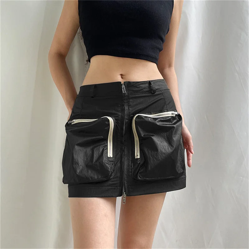 Everything Must Go!C0116 2023 Fashion Summer Cargo Pocket Design Women's mini skirt Wholesale