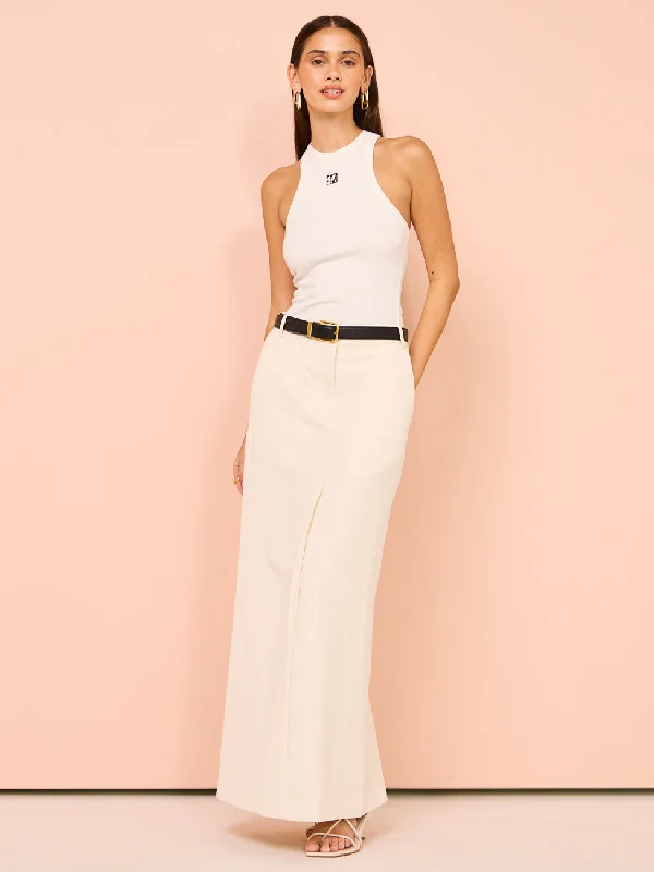 More Discounts, More Joy!Camilla and Marc Riba Maxi Skirt in Cream
