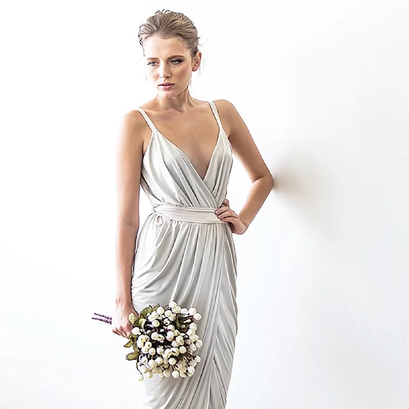 Don't Miss Out!Ivory Tulip Wrap Maxi Dress #1033