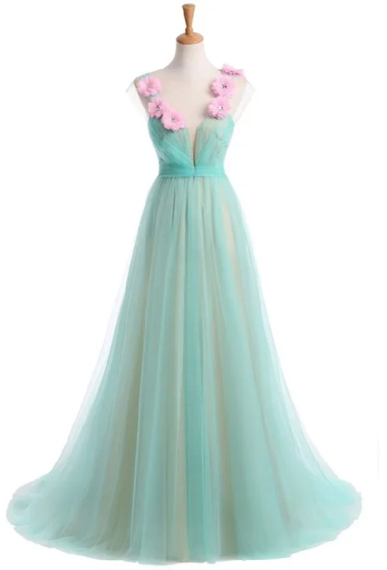 Your Best Deals Are Here!Long Bridesmaid Dress, Tulle Bridesmaid Dress, Sleeveless Bridesmaid prom Dress   cg9519