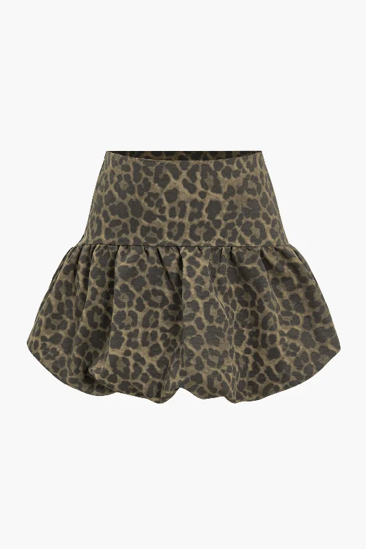 Shop Before It’s Gone!Leopard Print Ruffle Skirt