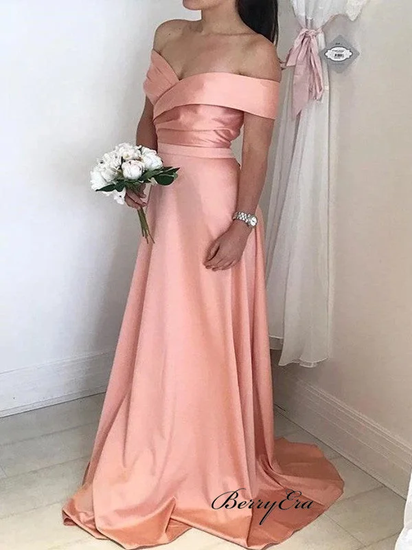 Price Drops You’ll Love!Off The Shoulder Bridesmaid Dresses, A-line Prom Dresses, Wedding Guest Dresses