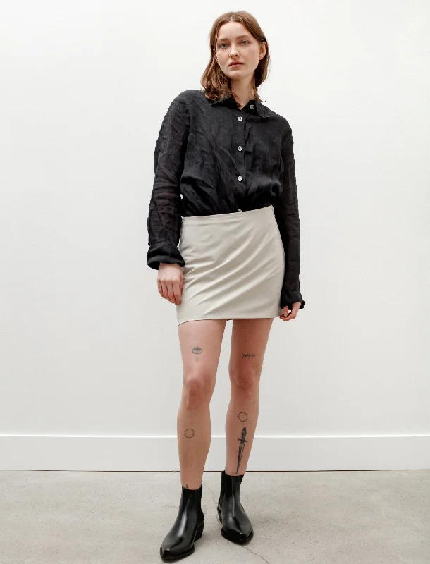 Best Offers of the Month!Mini Skirt Dusty White Muted Scuba