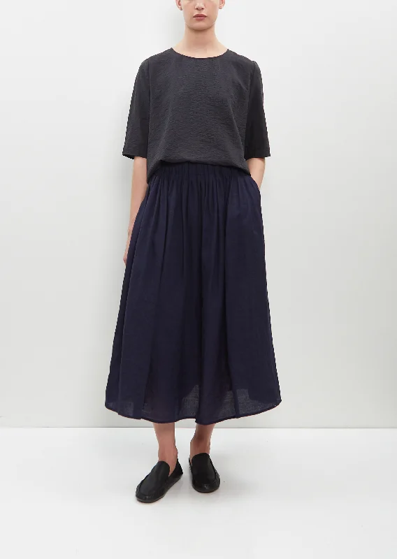 Best Price of the Season!Raw Wool and Linen Skirt