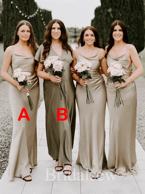 Your Chance to Save is Now!Popular Simple Cheap Mismatched Elegant Long Formal Bridesmaid Dresses BD171