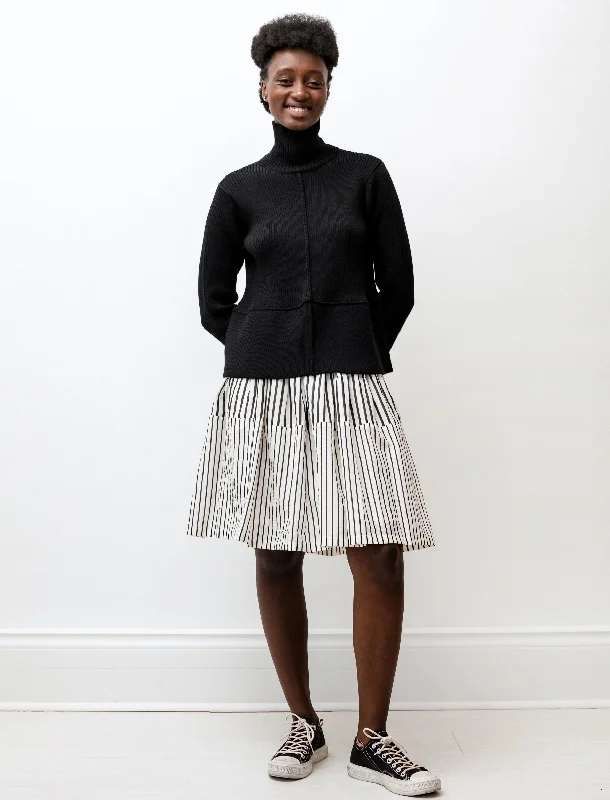 Shop More, Spend Less!Gathered Skirt Double Stripe Print