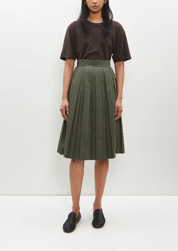 Unlock Huge Savings Now!Ticket Pocket Pleated Skirt