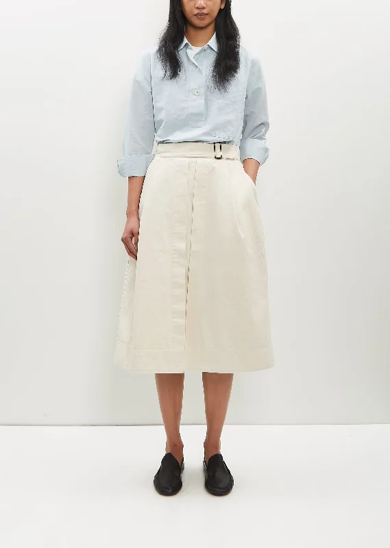 Find the Best Deals Here!Cinch Waist Skirt — White