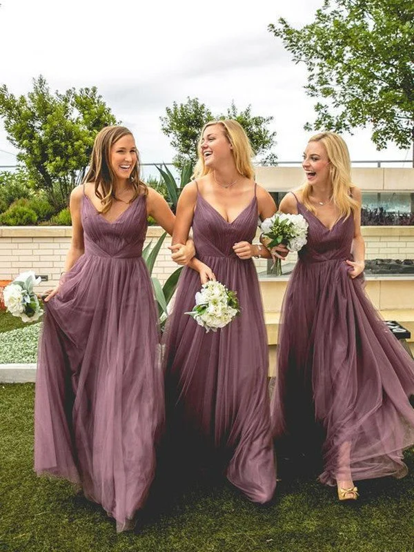 Today Only – Don’t Miss It!V-neck Newest Long Bridesmaid Dresses, Spaghetti Straps 2020 Bridesmaid Dresses