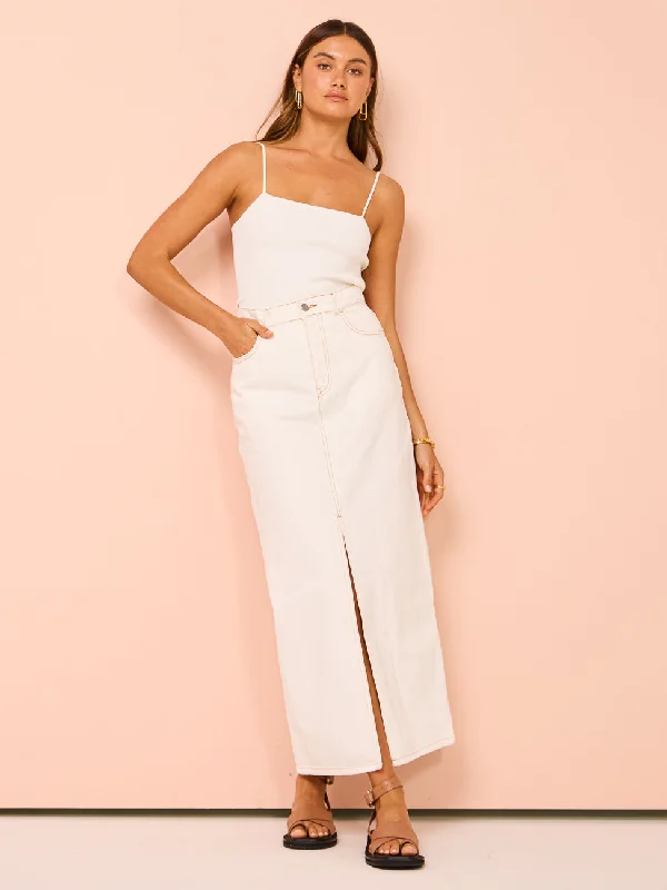 Hurry, Sale Ends Soon!Viktoria & Woods Kingmaker Skirt in Ecru