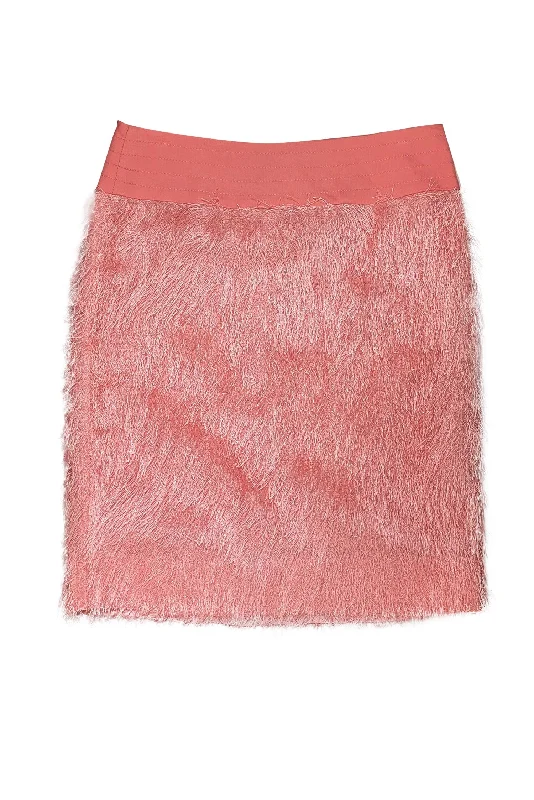 Mega Sale Happening Now!Worth New York - Pink Fringe Pencil Skirt Sz 2