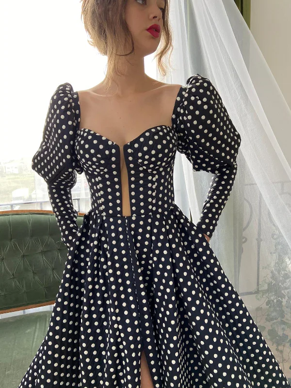 The Best Deals Won’t Wait!Antoinette Polka Dots Gown