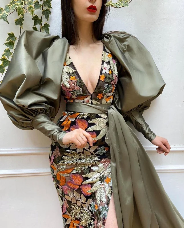 Price Drop Alert!Blooming Aria Puff Sleeve Gown
