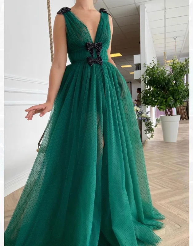 Exclusive Savings This Week!Celadon Dotted Gown