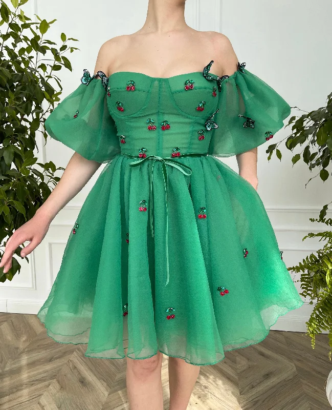Get More, Spend Less – Shop Now!Cherry Parfait Mini Dress