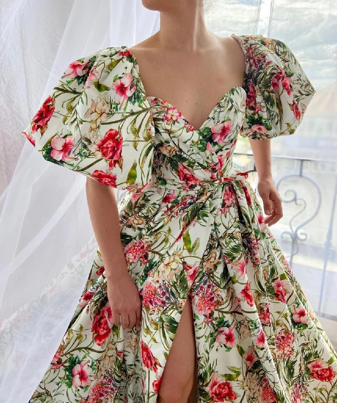 Incredible Savings Inside!Daydream Flower-patterned Gown