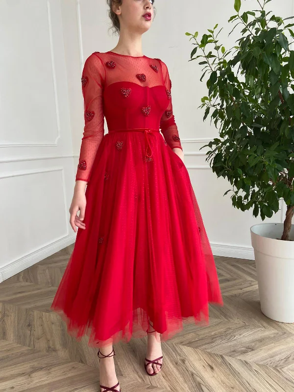 The Best Sale of the Year!Dotted Hearty Dress