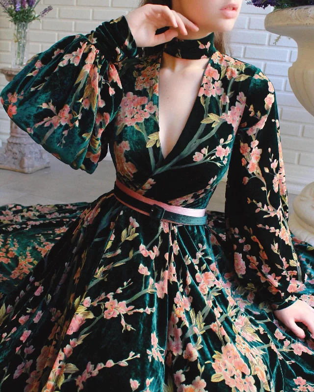 Save More Than Ever!Dreamy Velvet Canvas Gown