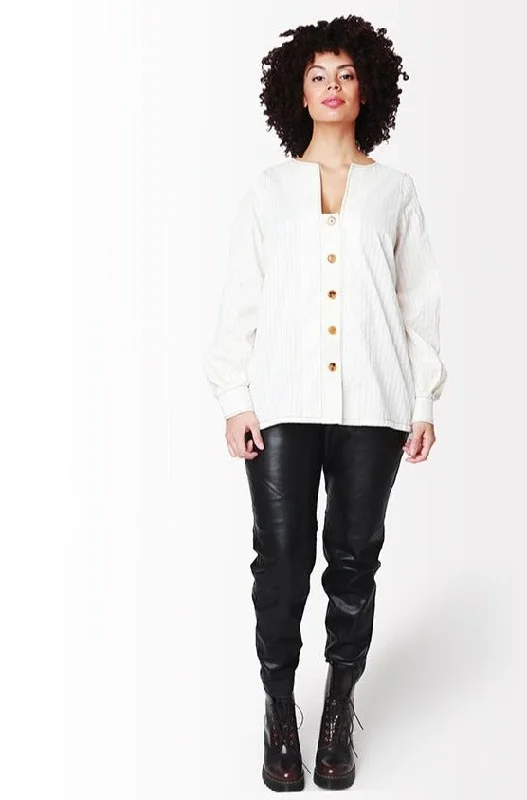 Today’s Deals, Tomorrow’s Regrets!Emme Shadow Stripe Shirt // Cream