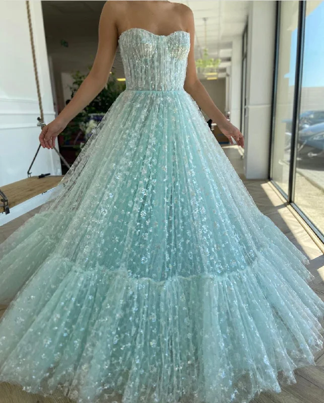 Limited-Time Price Drop!Enchanting Baby Aqua Gown