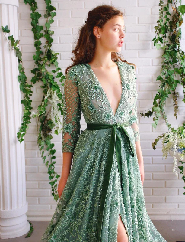 The Best Offers Are Here!Jade Blooms Gown