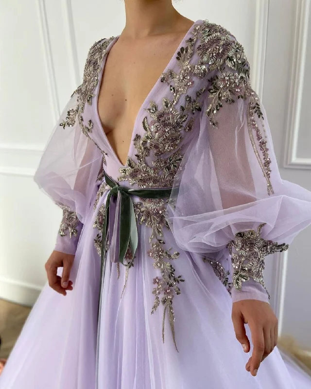 Save More with Every Purchase!Lilac Ethereal Gown