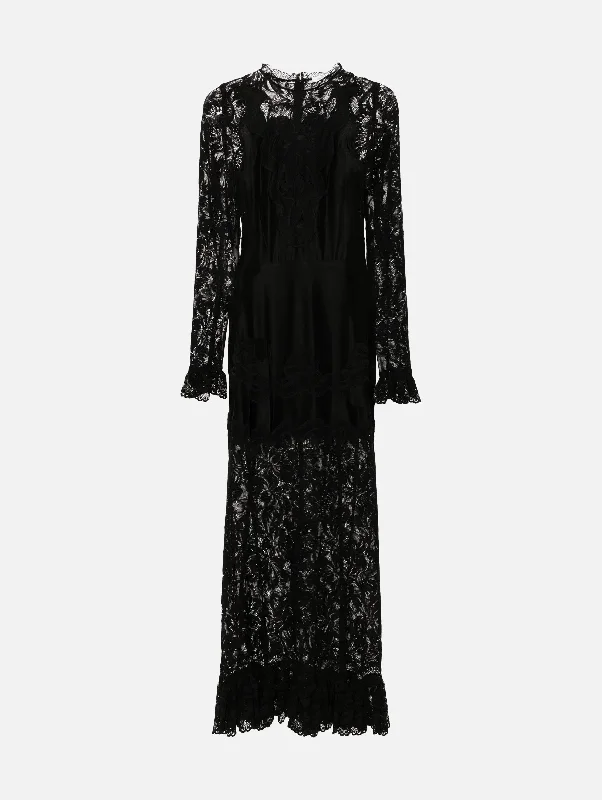 Don’t Wait – Deals Won’t Last!Long Sleeve Lace Dress in Black