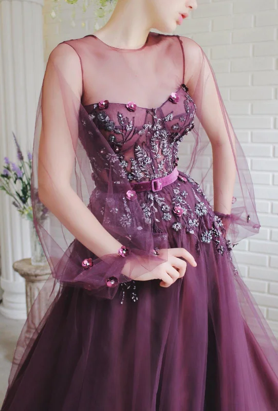 Your Best Deals Are Here!Magenta Essence Gown