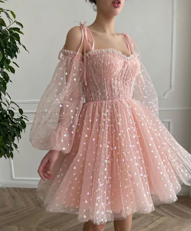 Grab Yours Before It’s Too Late!Pink Hearty Mini Dress