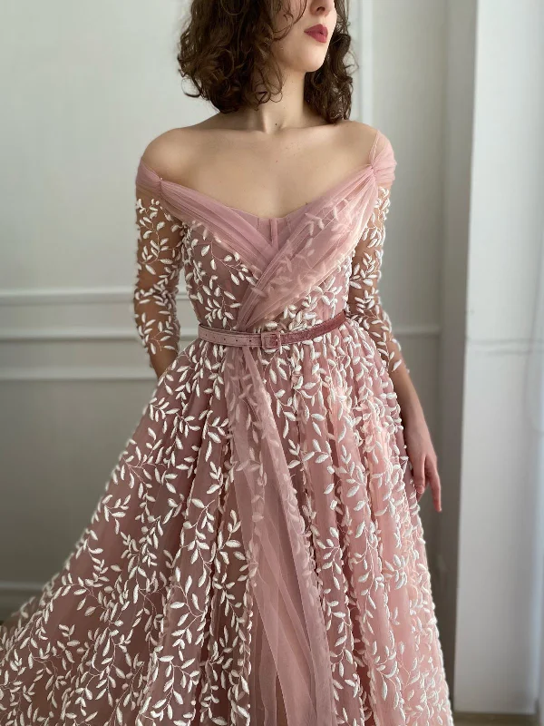 Crazy Discounts Inside!Pink Ivy Gown