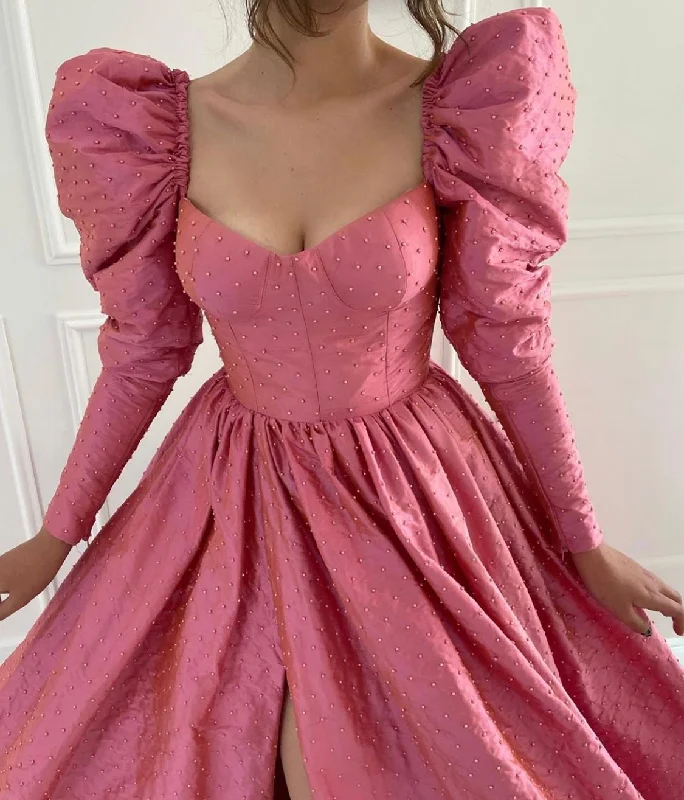 Bigger Savings, Better Shopping!Pink Sea Pearls Gown