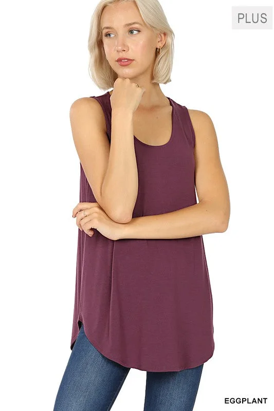 Get Ready to Save!Plus Sleeveless Tank Top