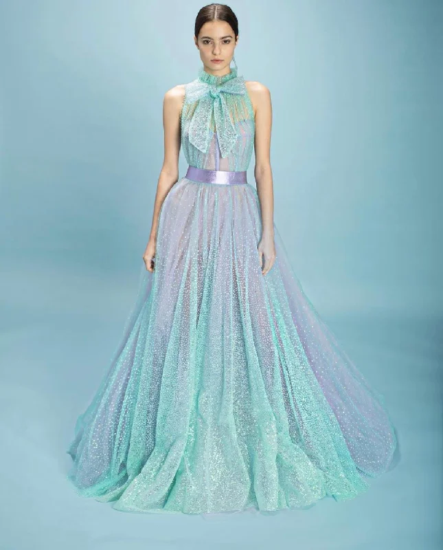 Save More When You Shop More!Powder Turquoise Gown